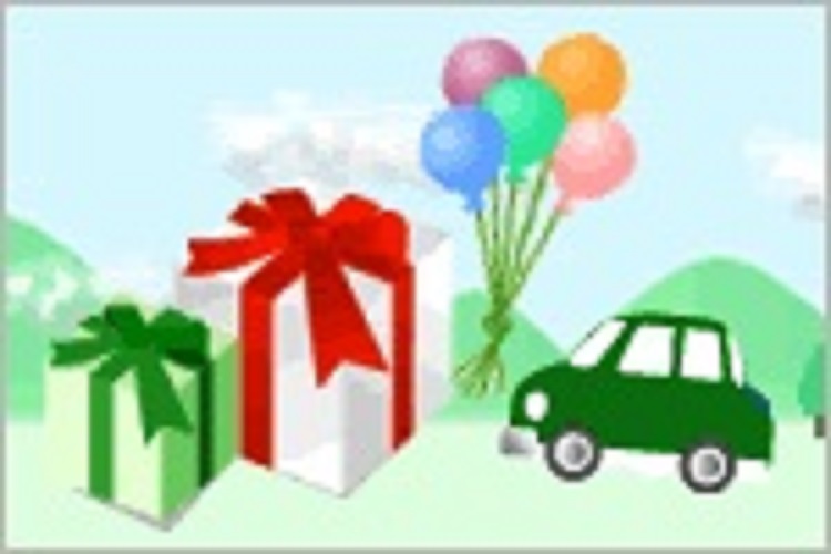 卒業合格プレゼント 卒業検定合格時にお祝いとして安全運転祈願オリジナルしおりをプレゼントします。