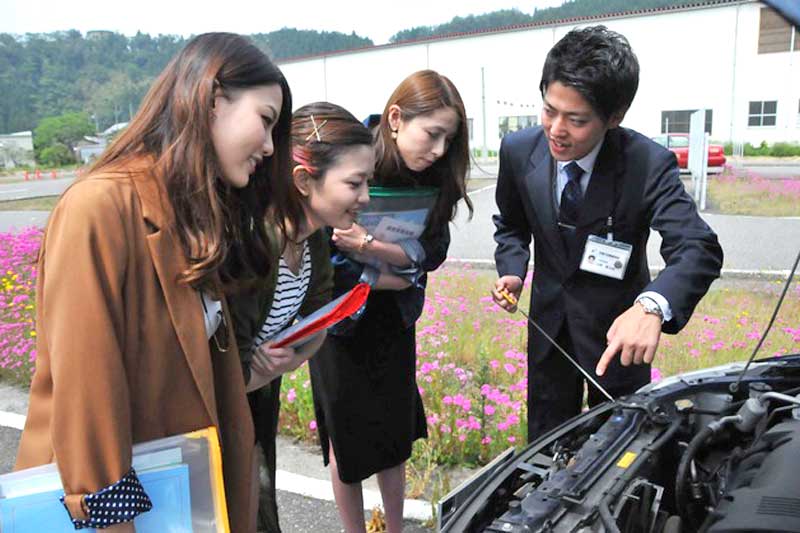 糸魚川自動車学校の合宿免許の風景