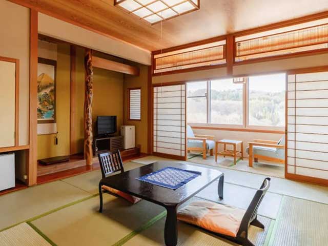 盛岡南ドライビングスクールの宿舎・鶯宿温泉「川長」の和室