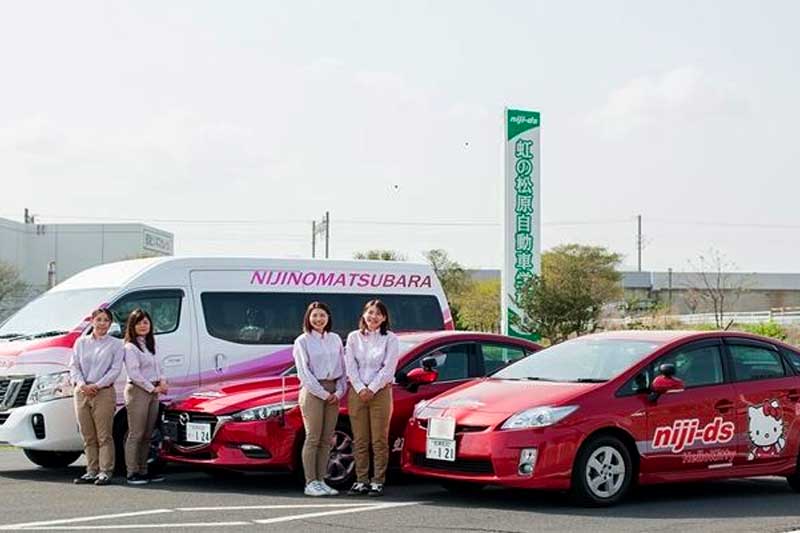 虹の松原自動車学校の合宿免許の風景