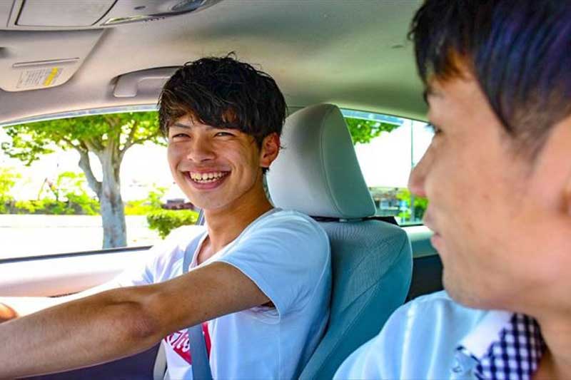 おんが自動車学校の合宿免許の風景