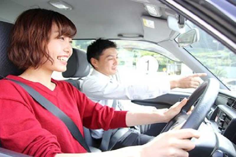 すくも自動車学校の合宿免許の風景