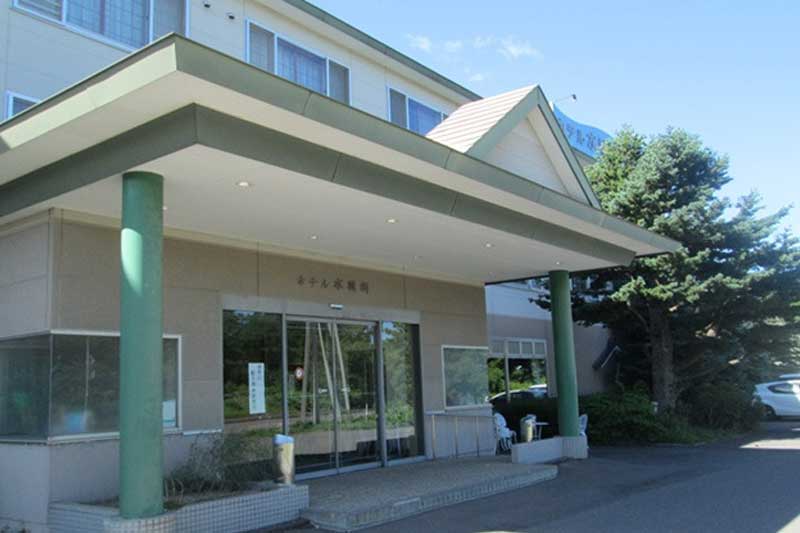 宿泊施設ホテル水明閣の外観の写真